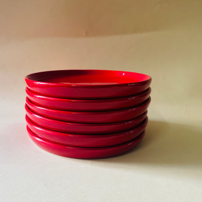 Rojo Sangre Snack Plates