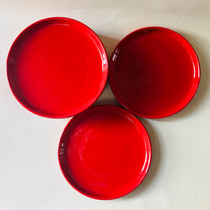 Rojo Sangre Snack Plates