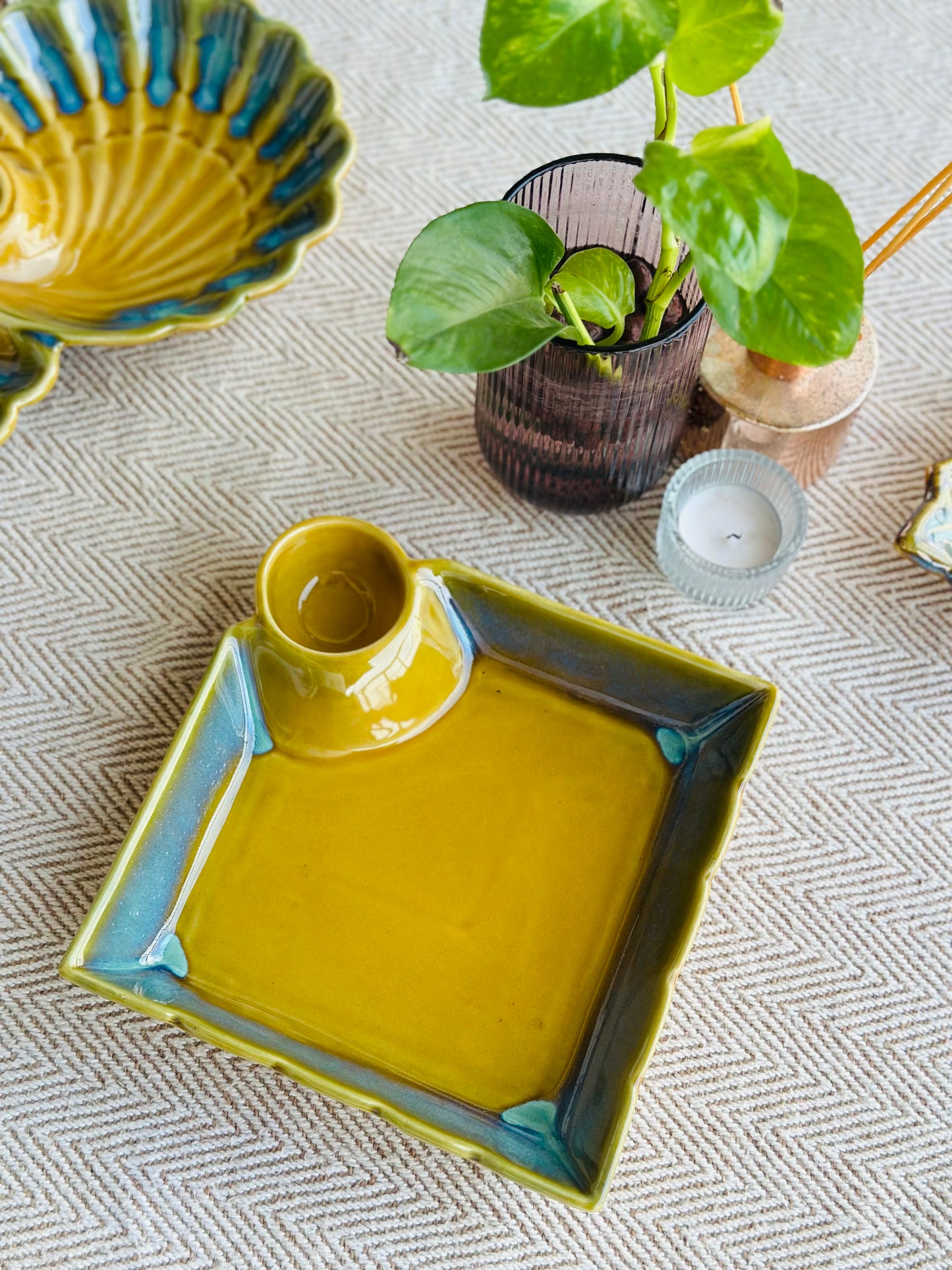 Rakhi Edit : Square Dip Platter