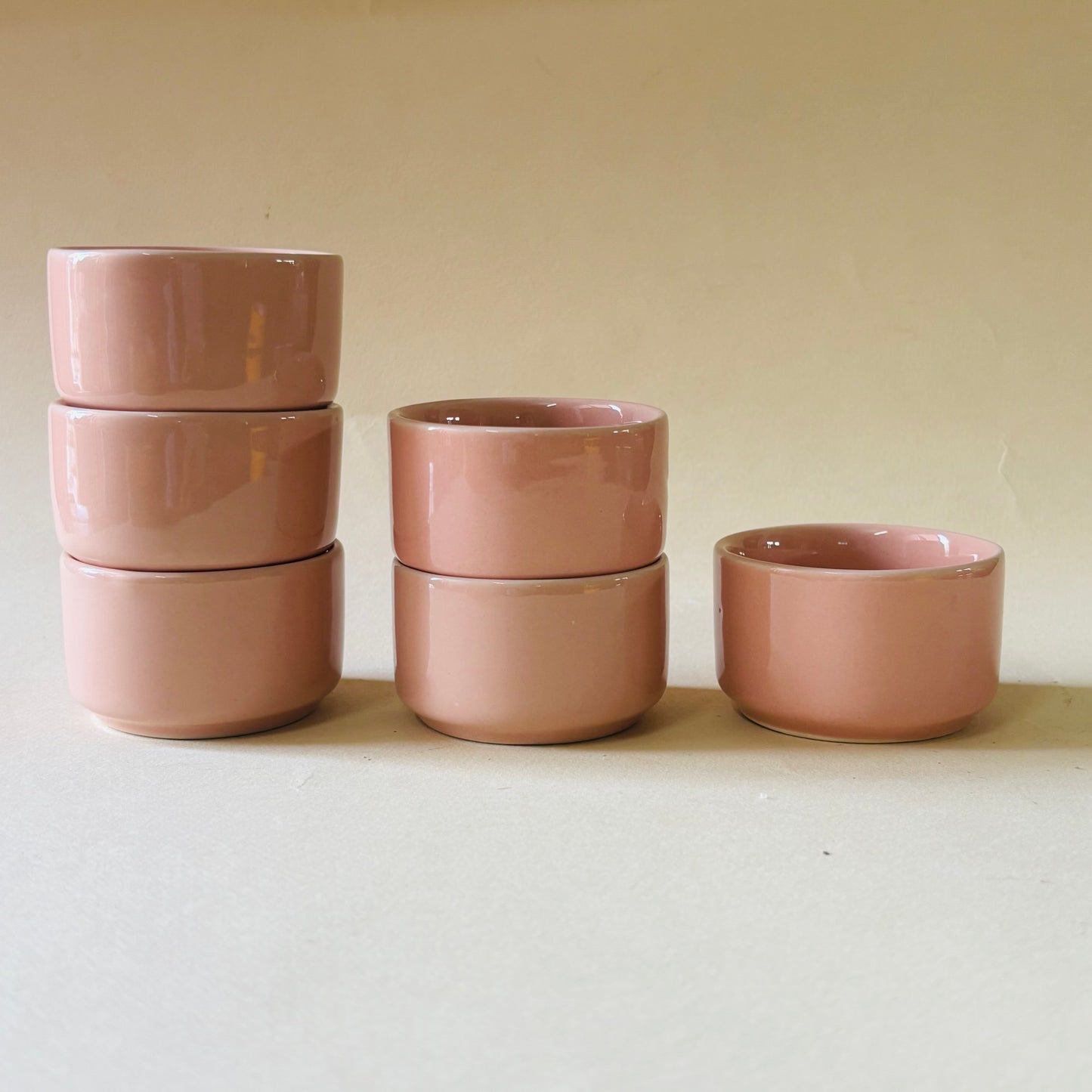 Du Blush Pink Mini Dip Bowls - Set of 6