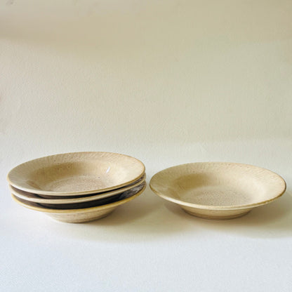 Moutarde Pasta Plate- 7 Inches (Pack of 4)