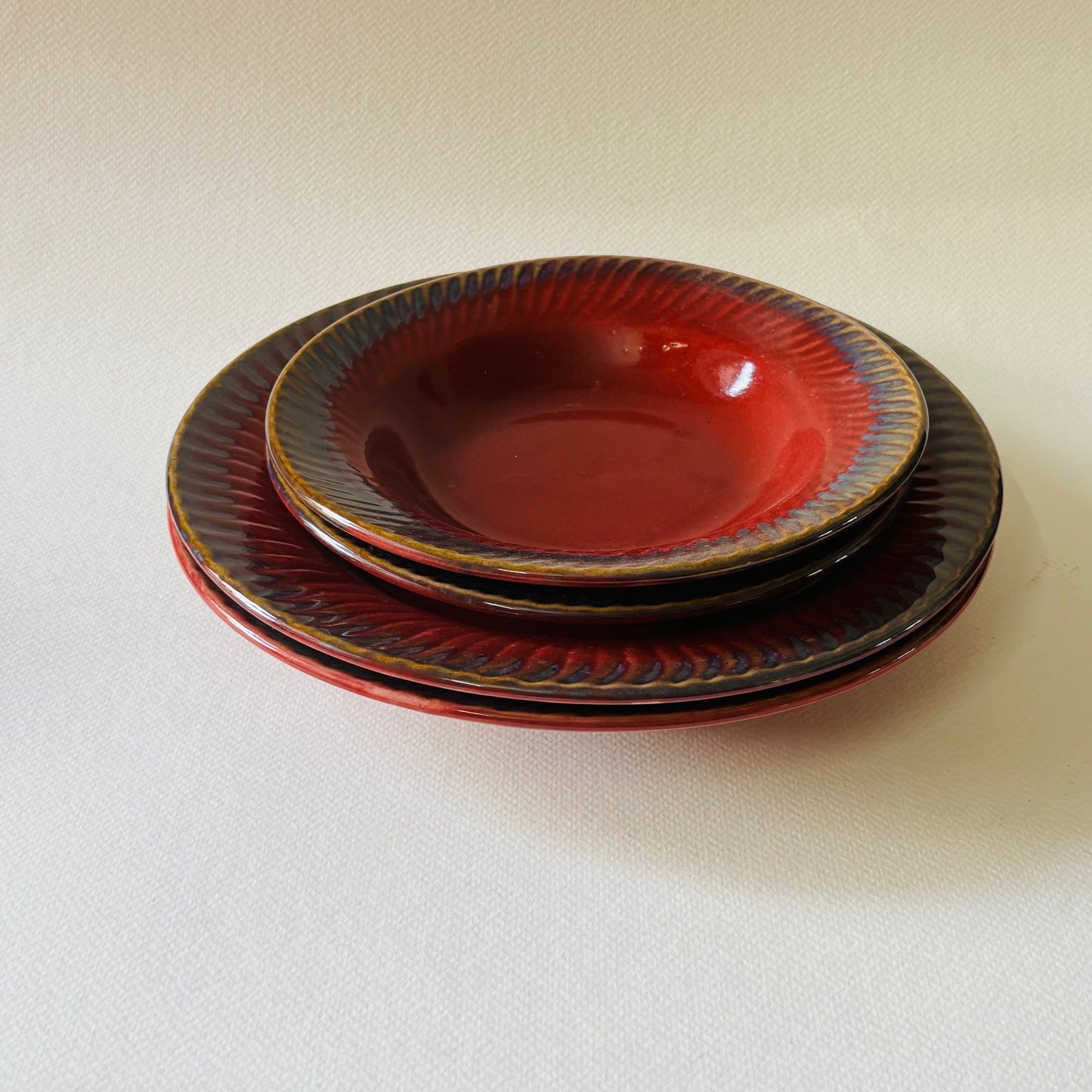 The Elengate Junior & Senior Pasta Plates (Set of 4)