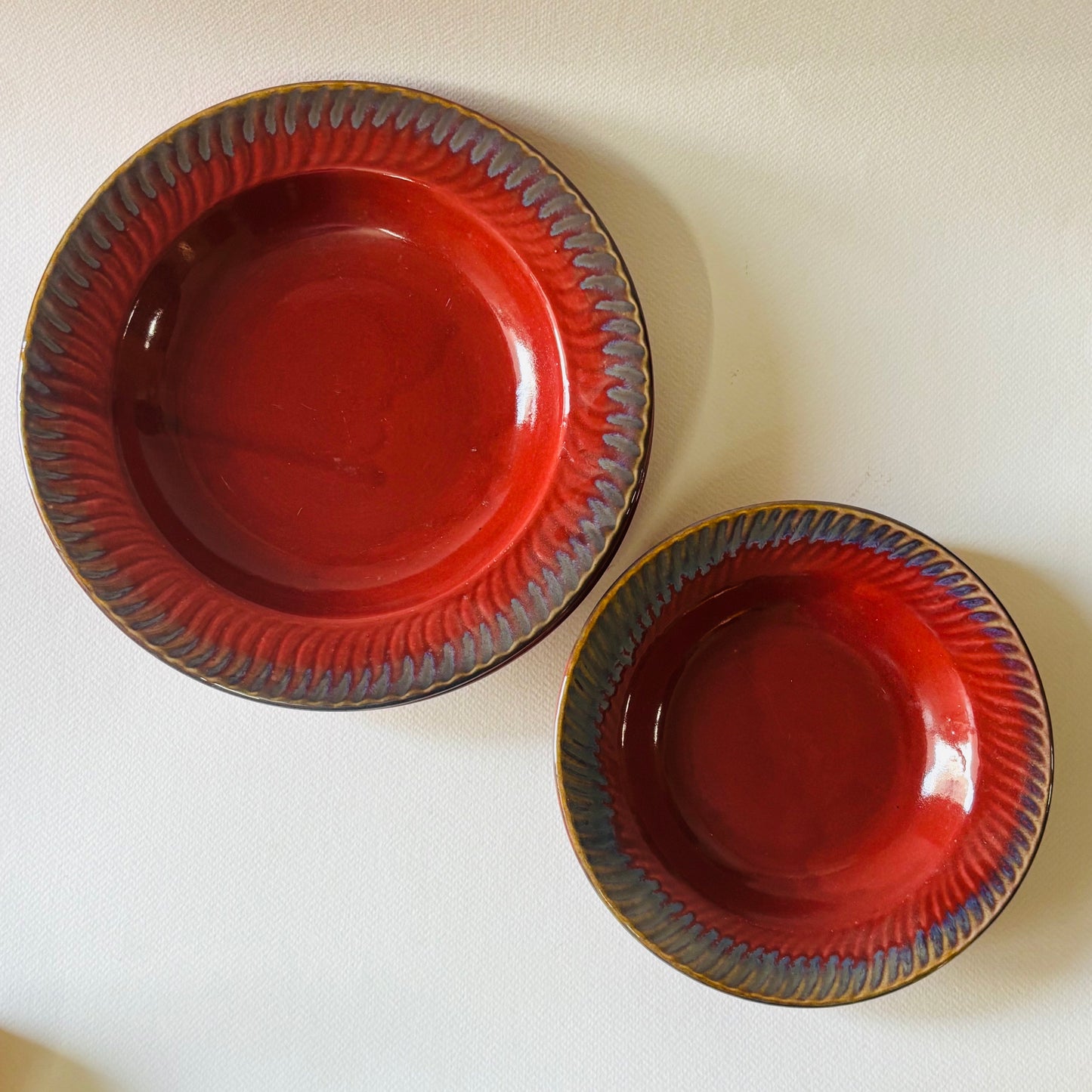 The Elengate Junior & Senior Pasta Plates (Set of 4)