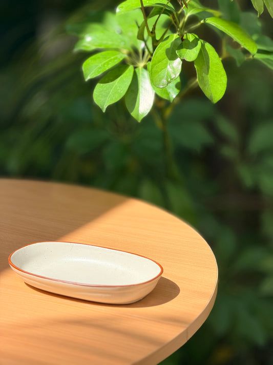 Crema Rectangular Bowl