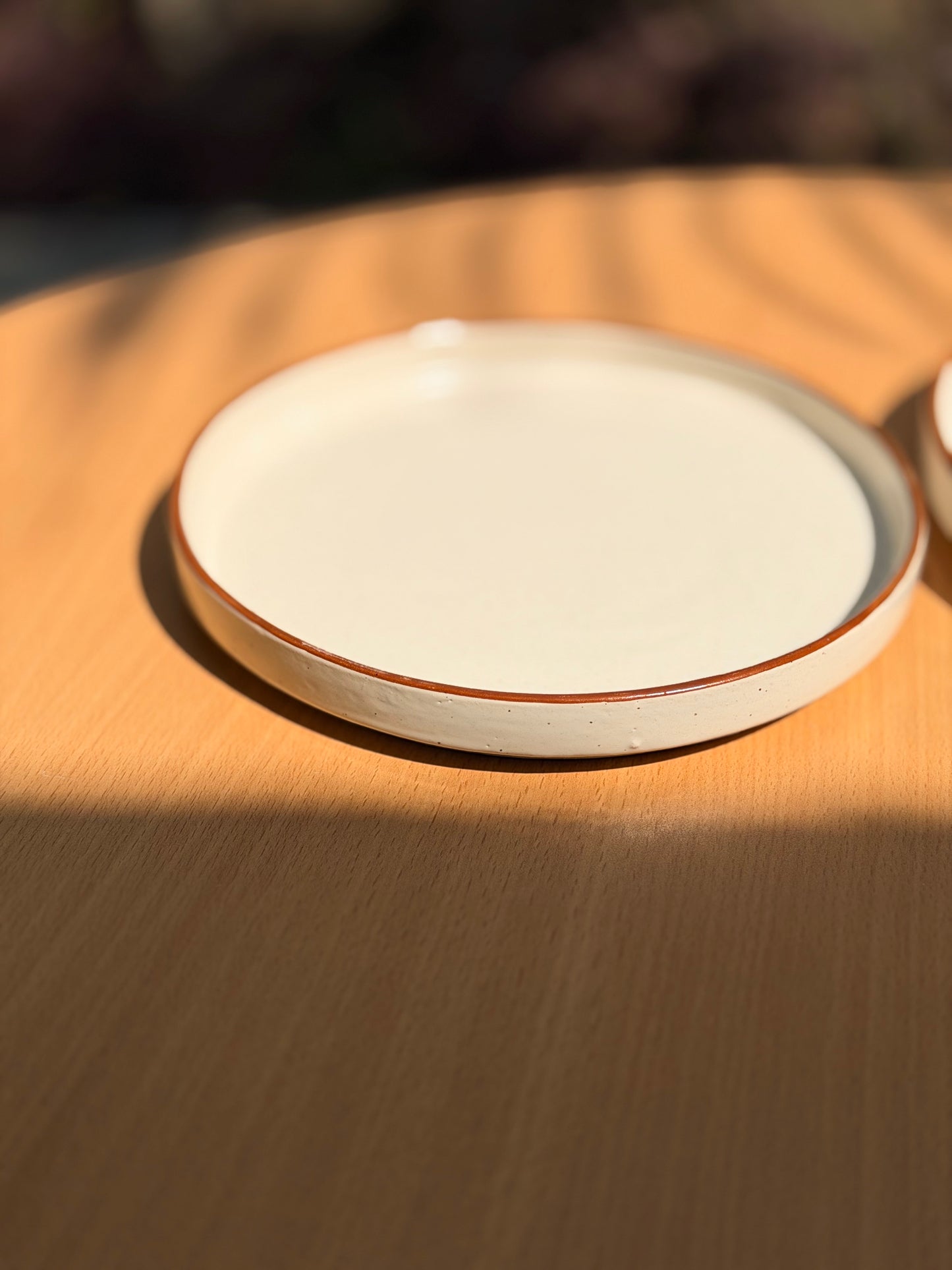 Crema Flat Plate Plain  –10 Inch