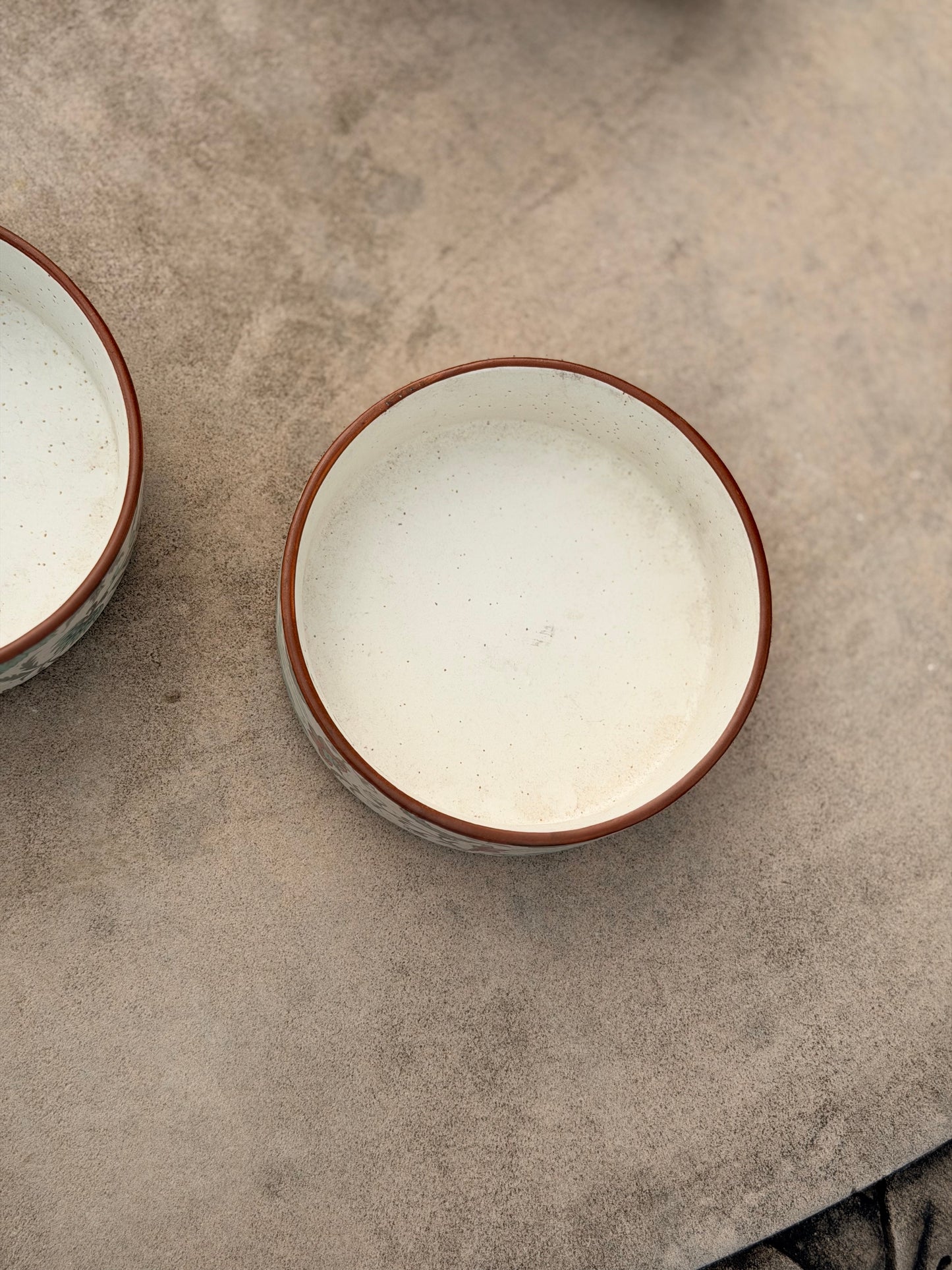Jardin Flat Bowls – Set of 2 (6 Inch)