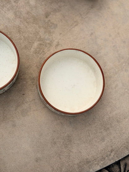 Jardin Flat Bowls – Set of 2 (6 Inch)