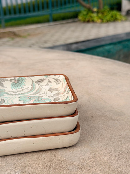Jardin Square Platter – Set of 3