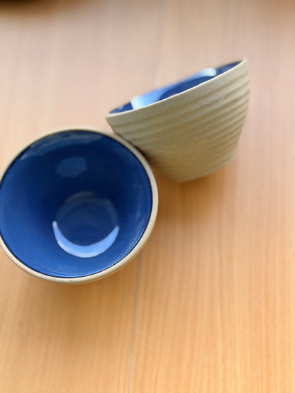 The Azure Conical Bowls –Set of 2 (5.5 Inch)