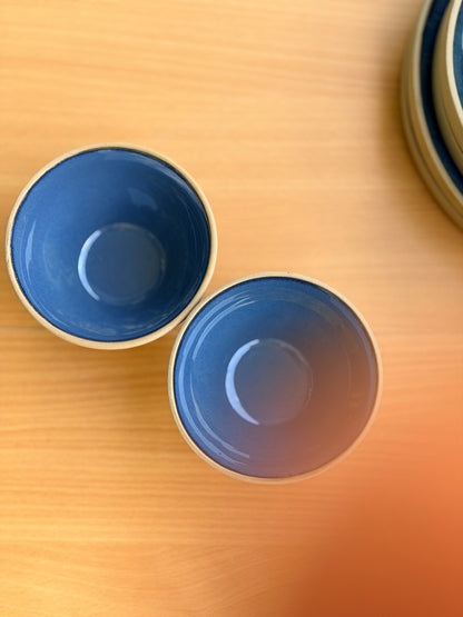 The Azure Conical Bowls –Set of 2 (5.5 Inch)