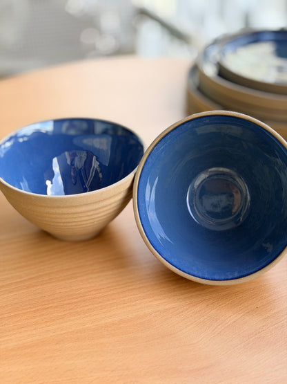 The Azure Conical Bowls –Set of 2 (5.5 Inch)