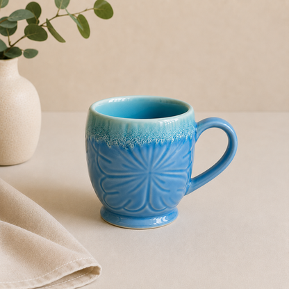 Azure Blossom™ Coffee Mugs