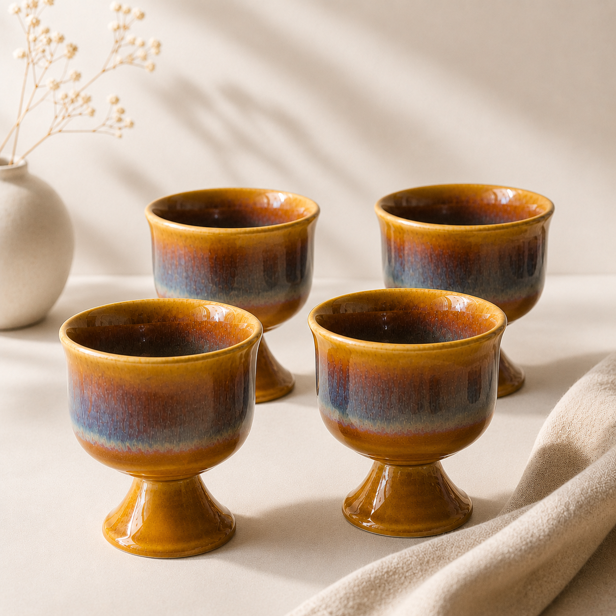 Sienna Ice Cream Glasses