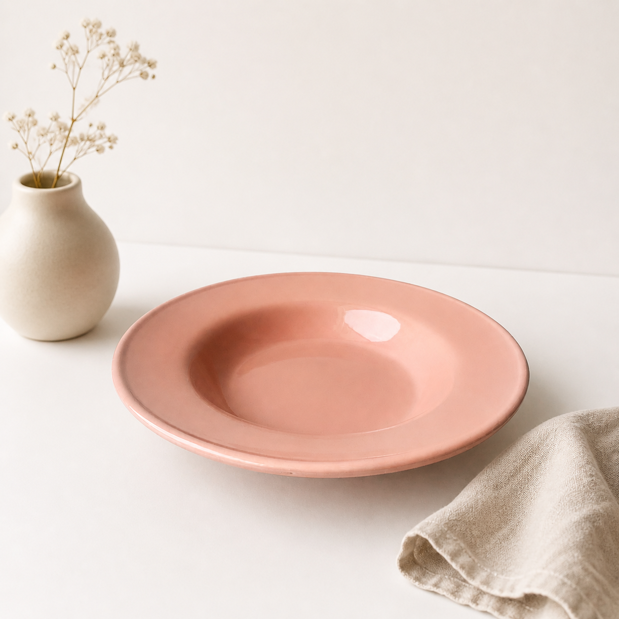 The Pinkeey Pasta Plate - 10 Inch