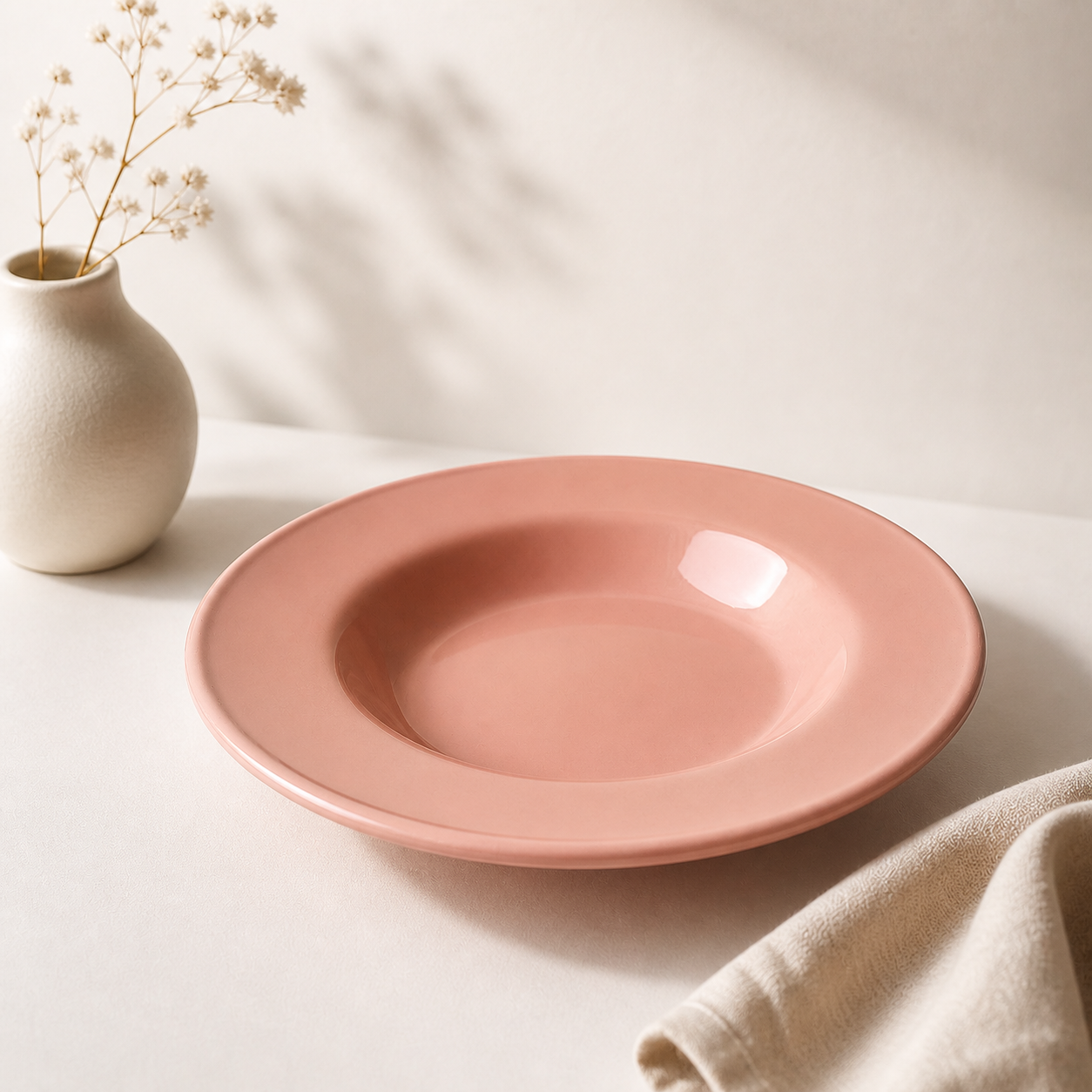 The Pinkeey Pasta Plate - 10 Inch