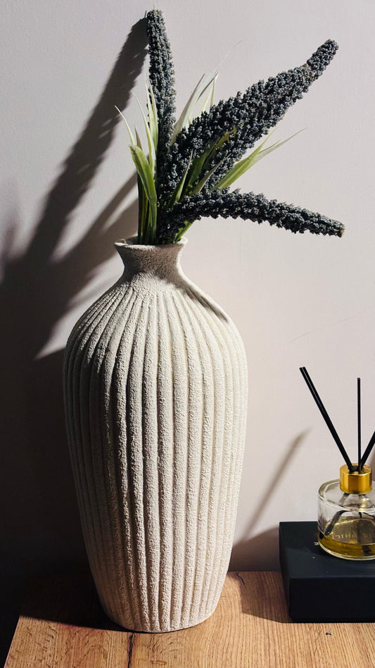 Rustique Ribbed Vase