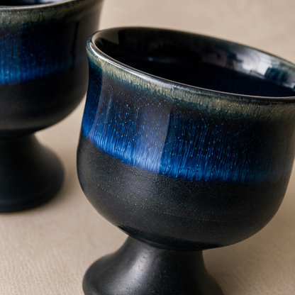 Midnight Aura Ice Cream Glasses