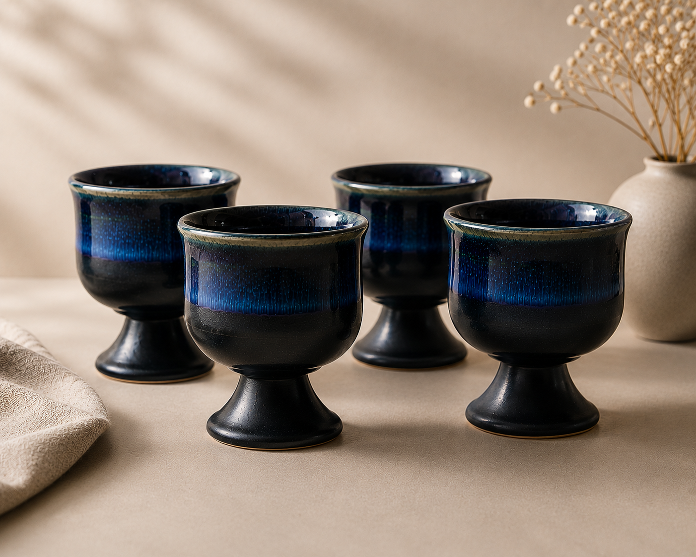 Midnight Aura Ice Cream Glasses