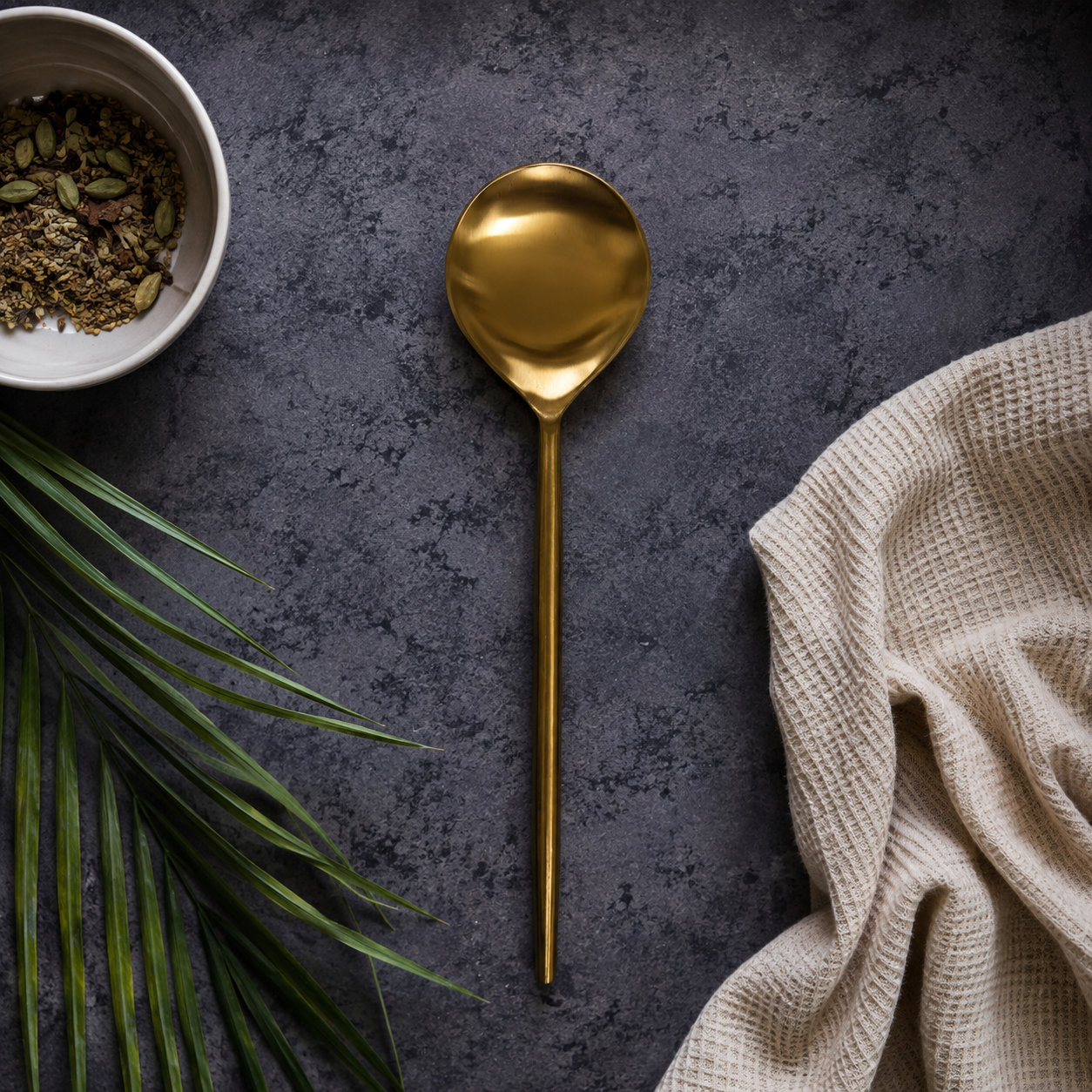 Gold Matte Cutlery Set