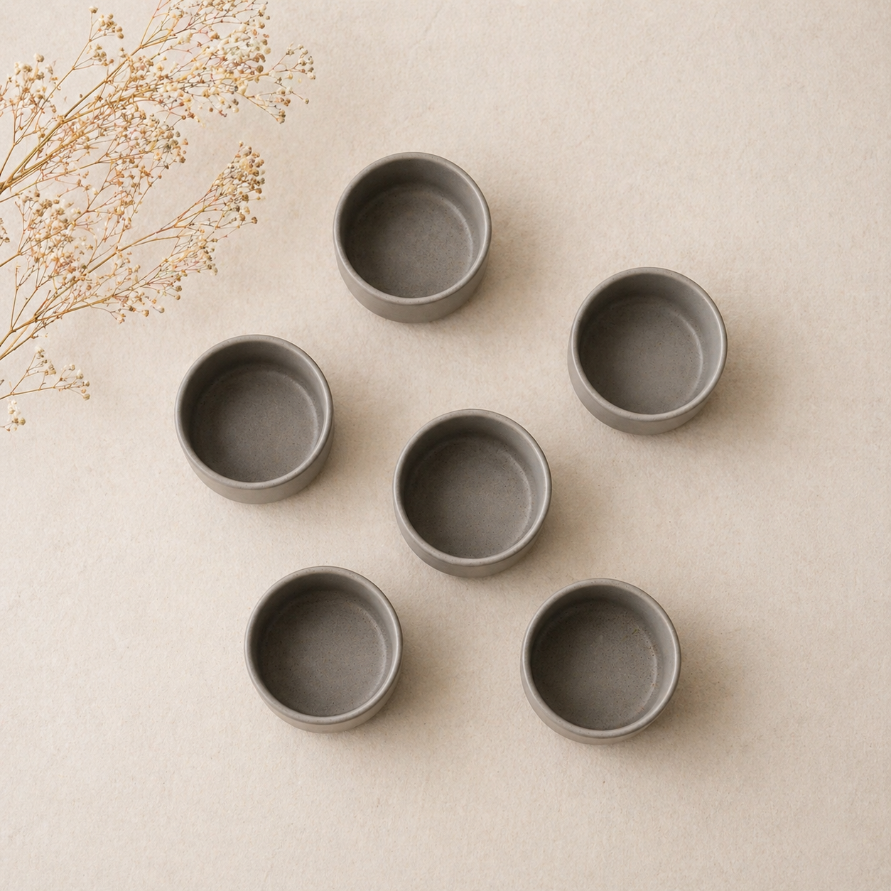 Gris Mini Dip Bowls