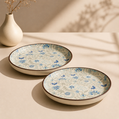 Bleu Floral Plate (8 inch)