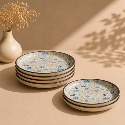 Bleu Floral Plate (8 inch)