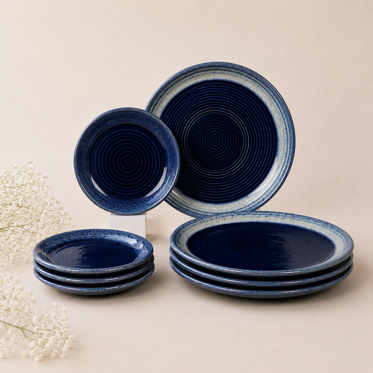 Aureo Dinner & Quarter Plates