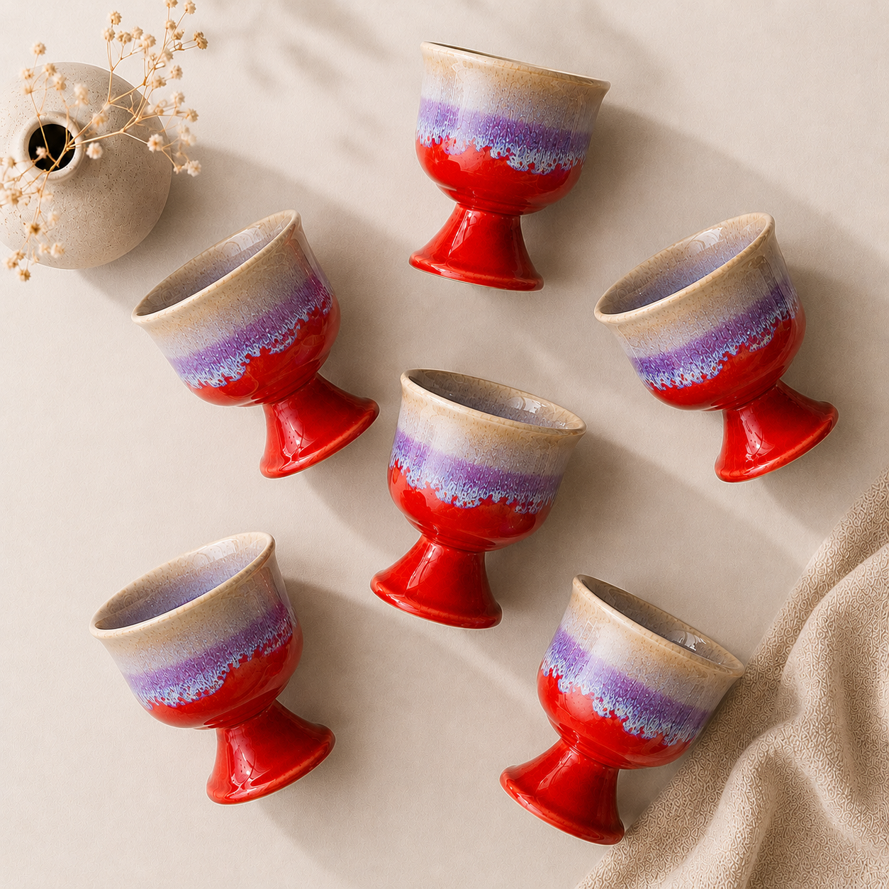 Aurora Ice Cream Glasses