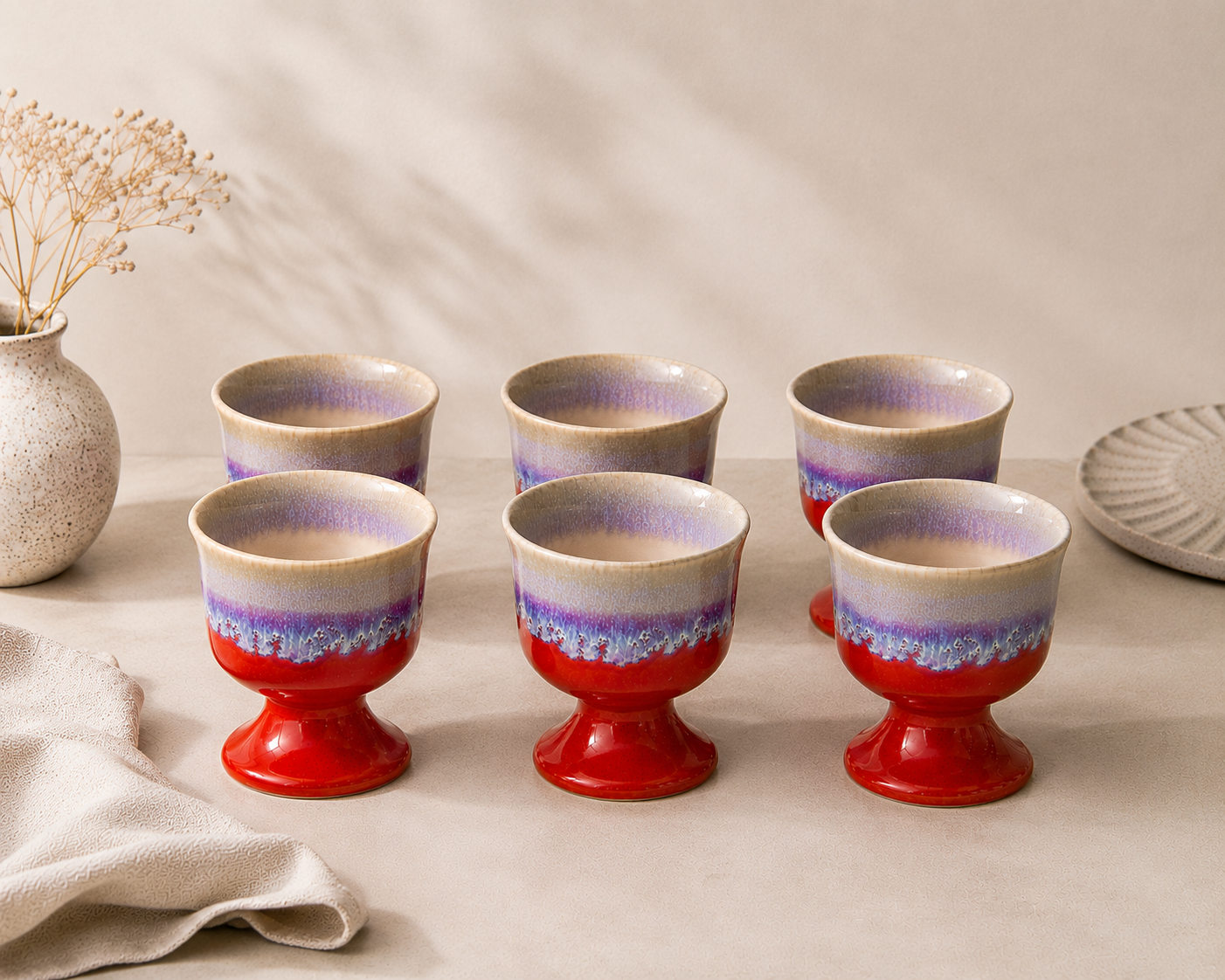 Aurora Ice Cream Glasses