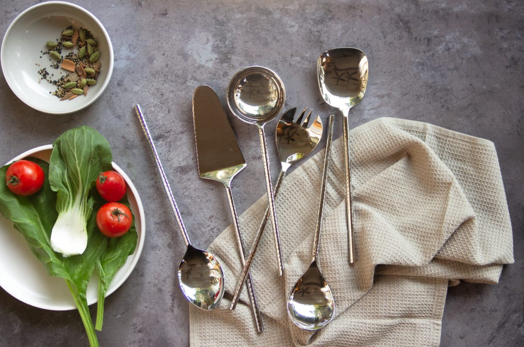 Service Spoon Set Brillante Serving Spoon Set: Best cutlery set – Ceramic Kitchen